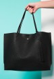 LEATHER BAG IN BLACK